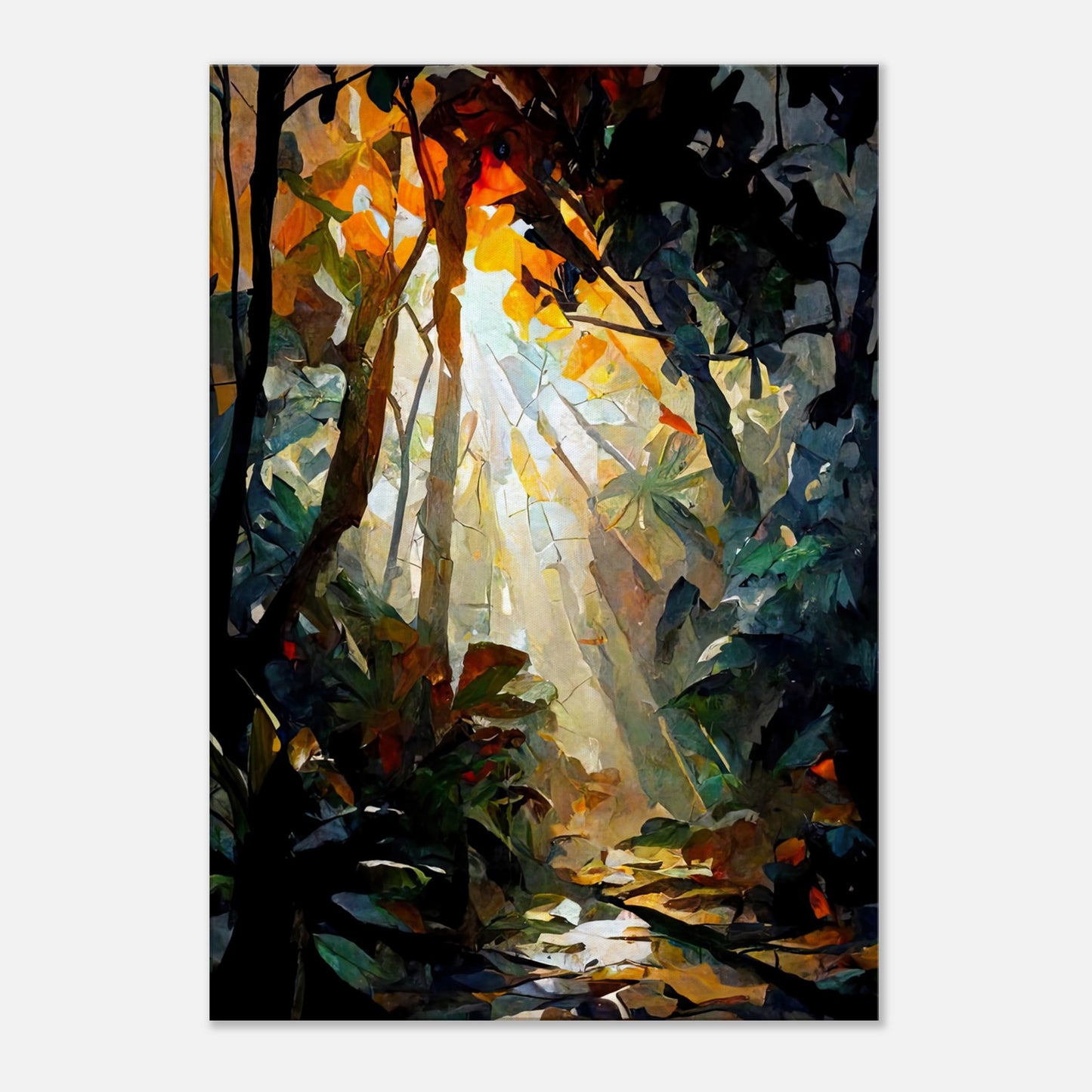 Rainforest Colour IV - Canvas