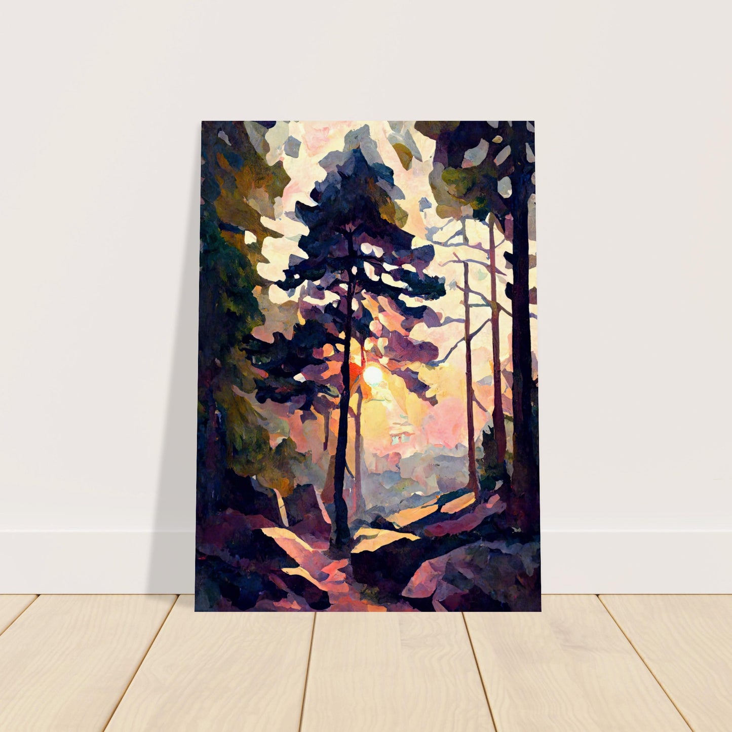 Pink Winter Morning I - Unframed Print