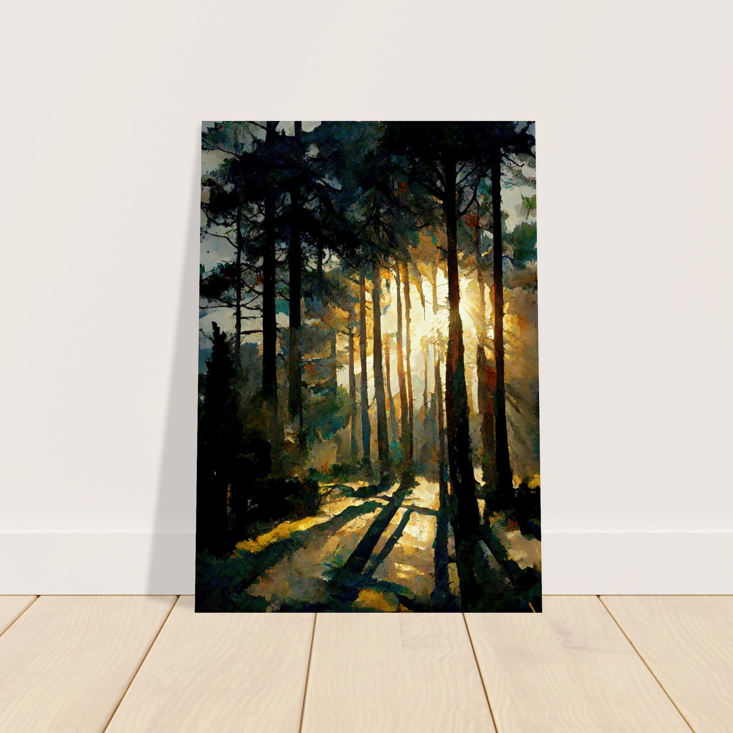 Pine Forest Sunrise I - Unframed Print