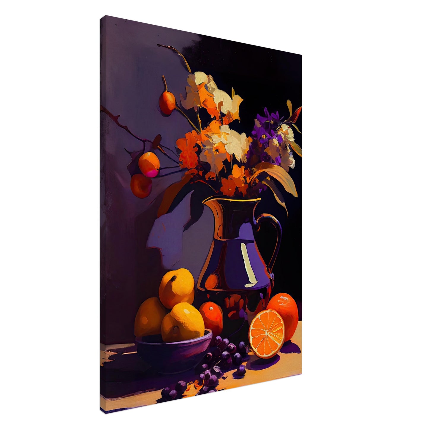 Opulent Contrasts - Canvas