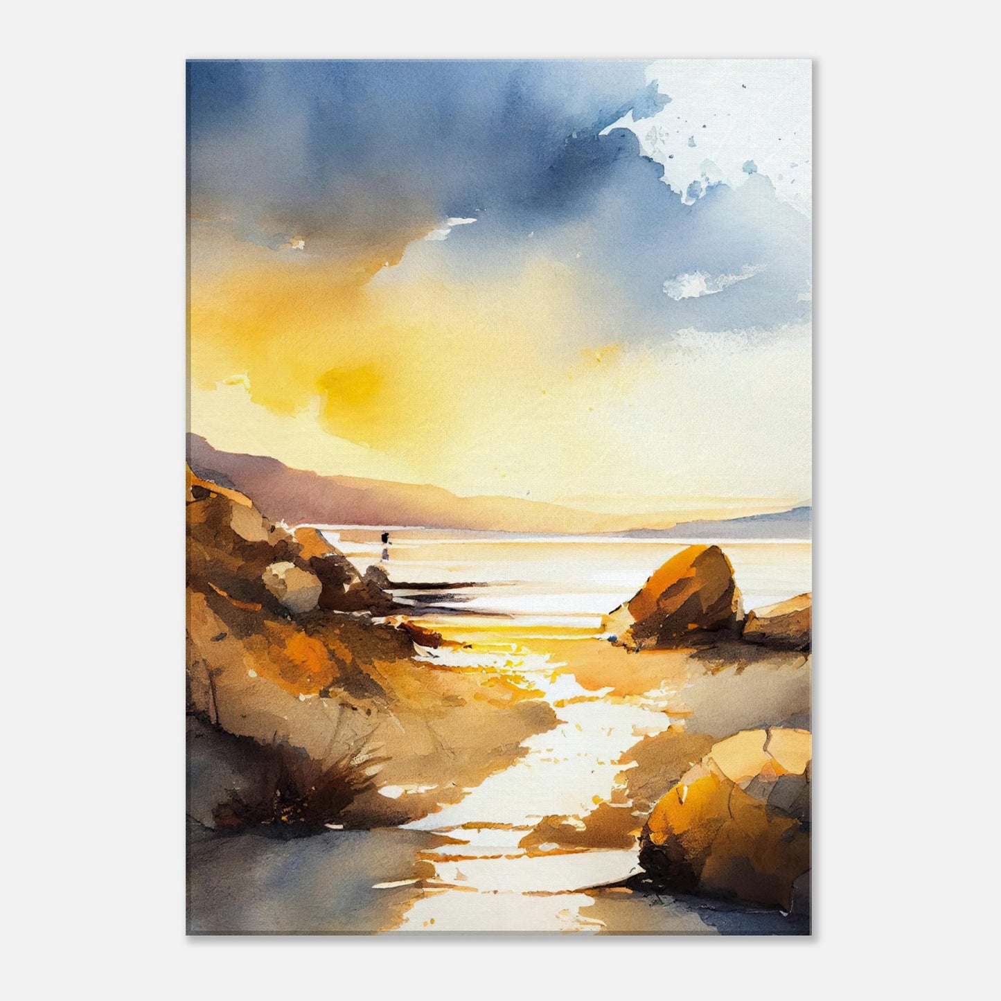 Traigh Mhor Sunset II - Canvas Art