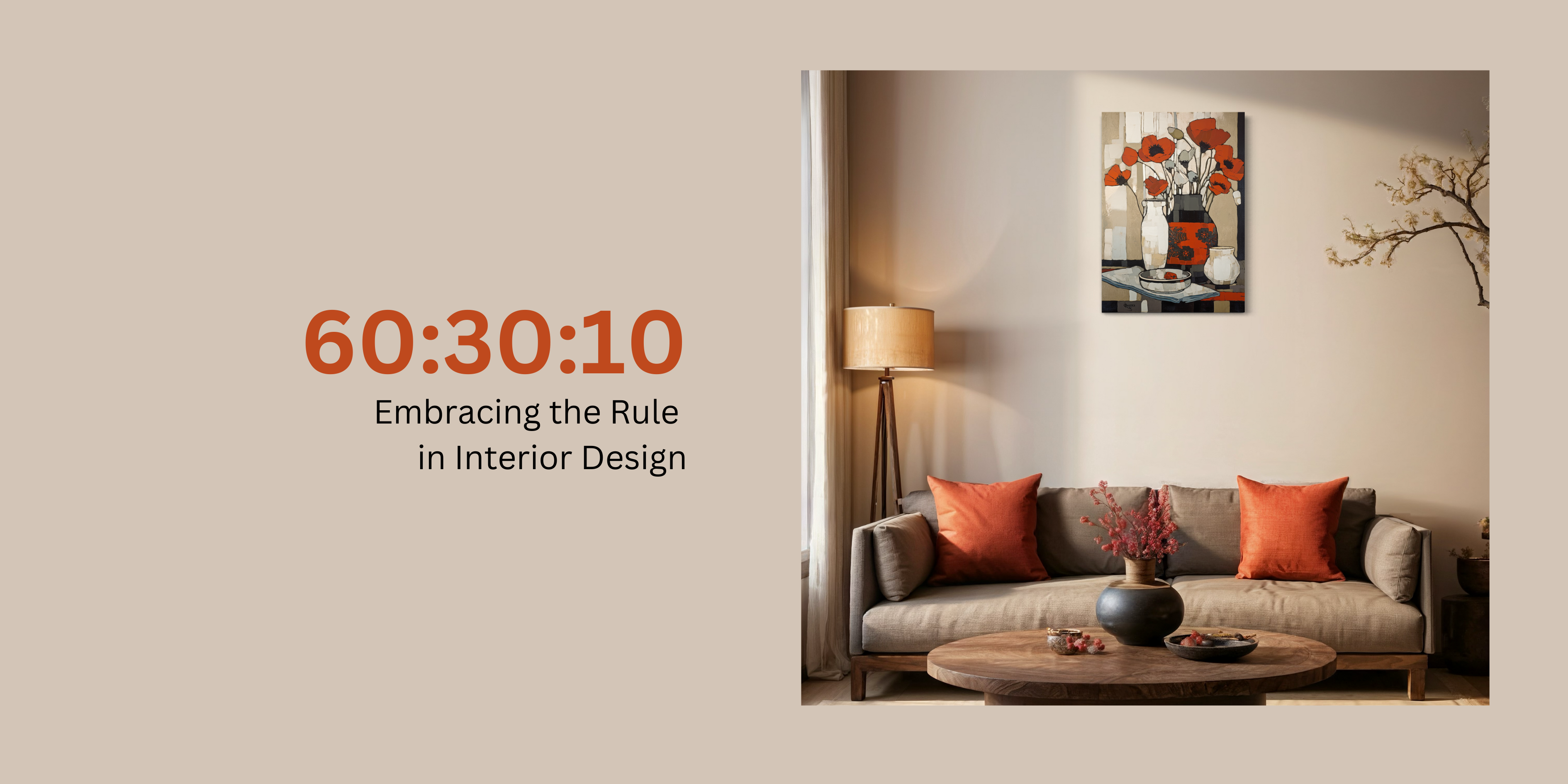Embracing the 60-30-10 Rule in Your Interior Design – Painterly Prints