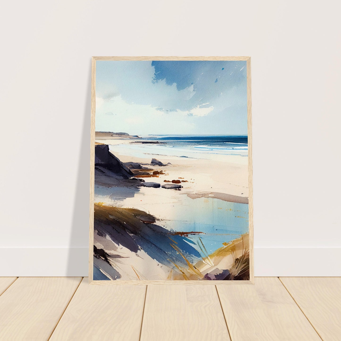 Arisaig Air I - Wooden Framed Print