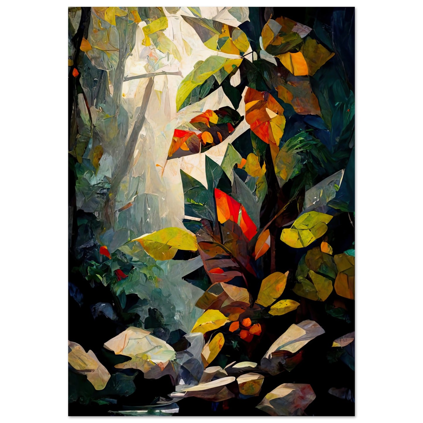 Rainforest Colour II - Unframed Print