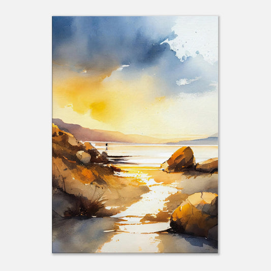 Traigh Mhor Sunset II - Canvas Art