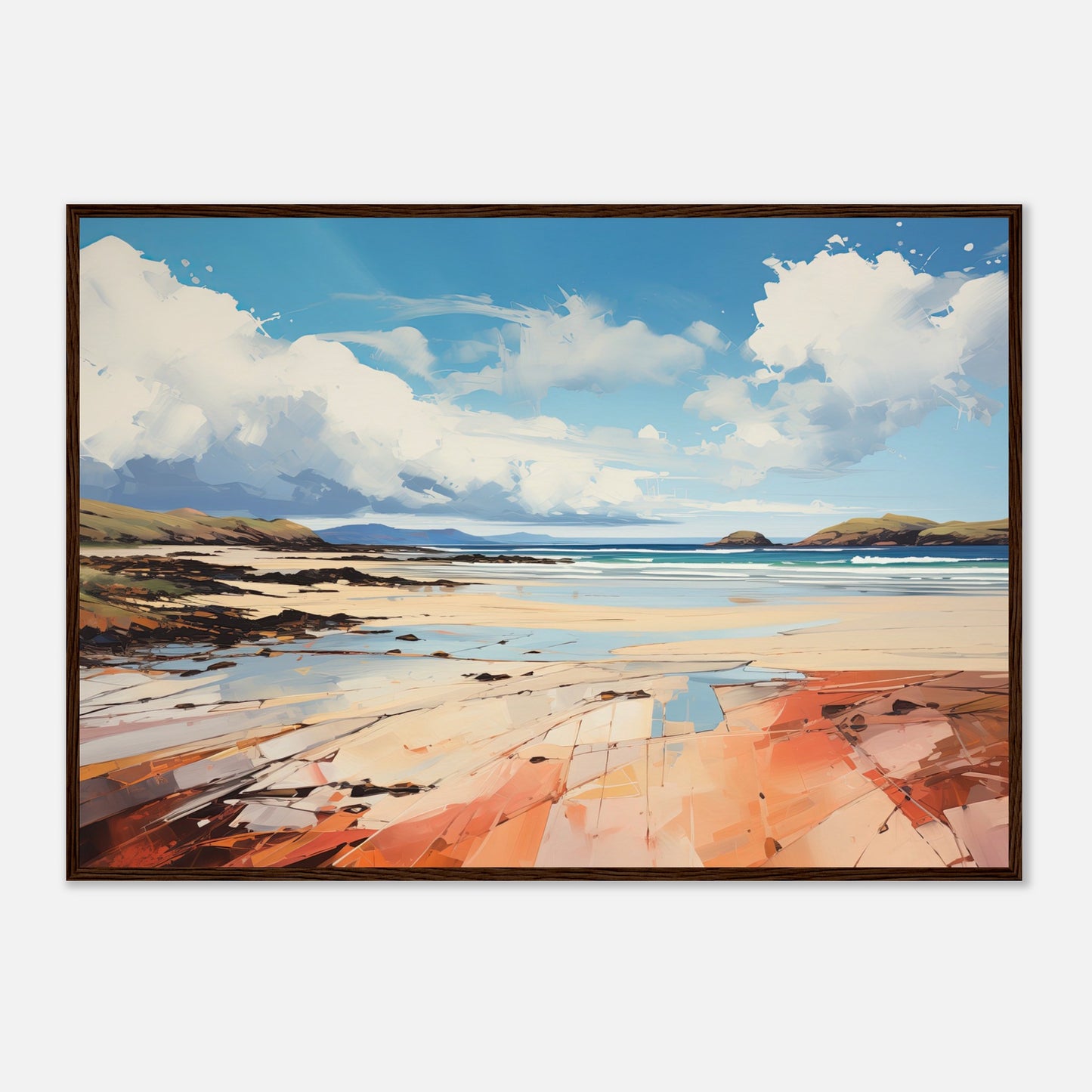 Bay of Fires III - Wooden Framed Print