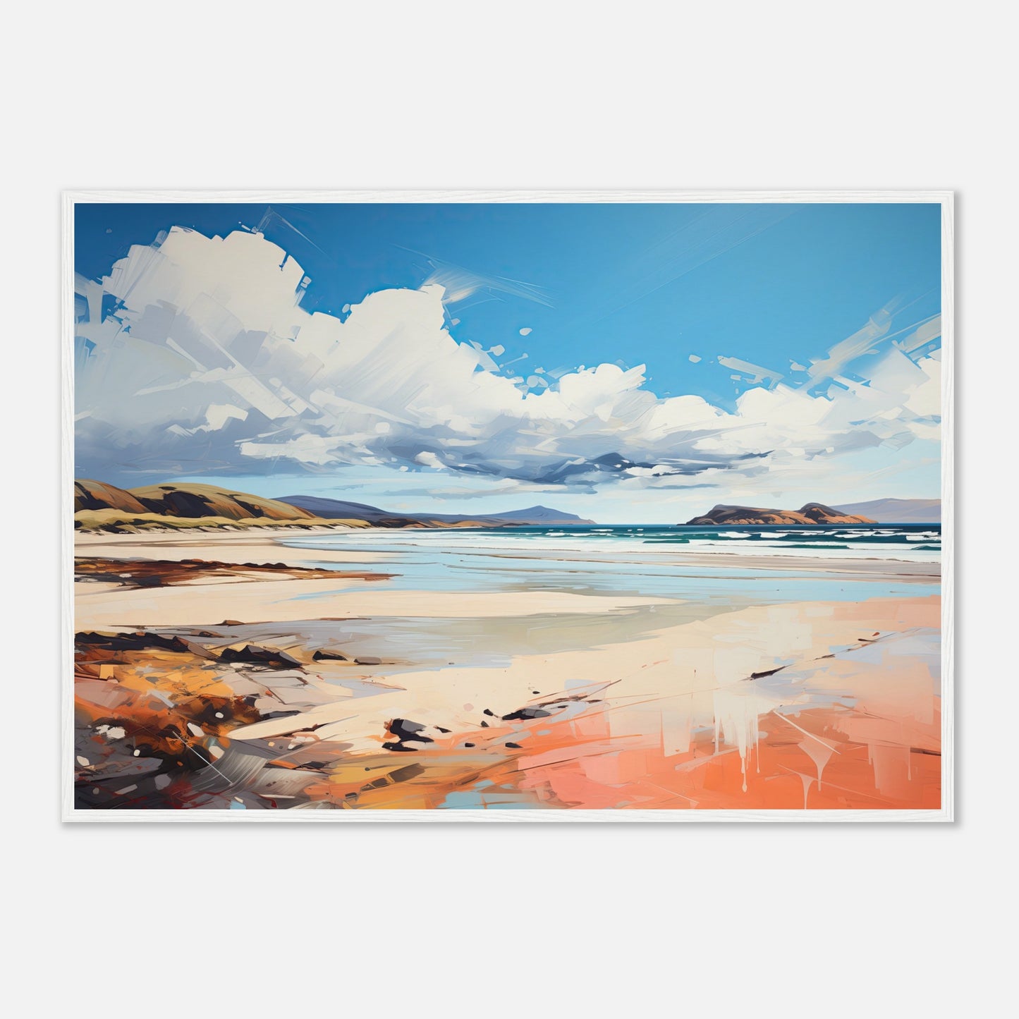 Bay of Fires II - Wooden Framed Print