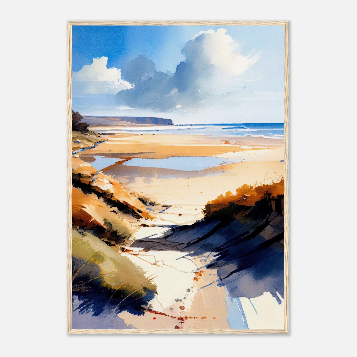 Arisaig Air II - Wooden Framed Print