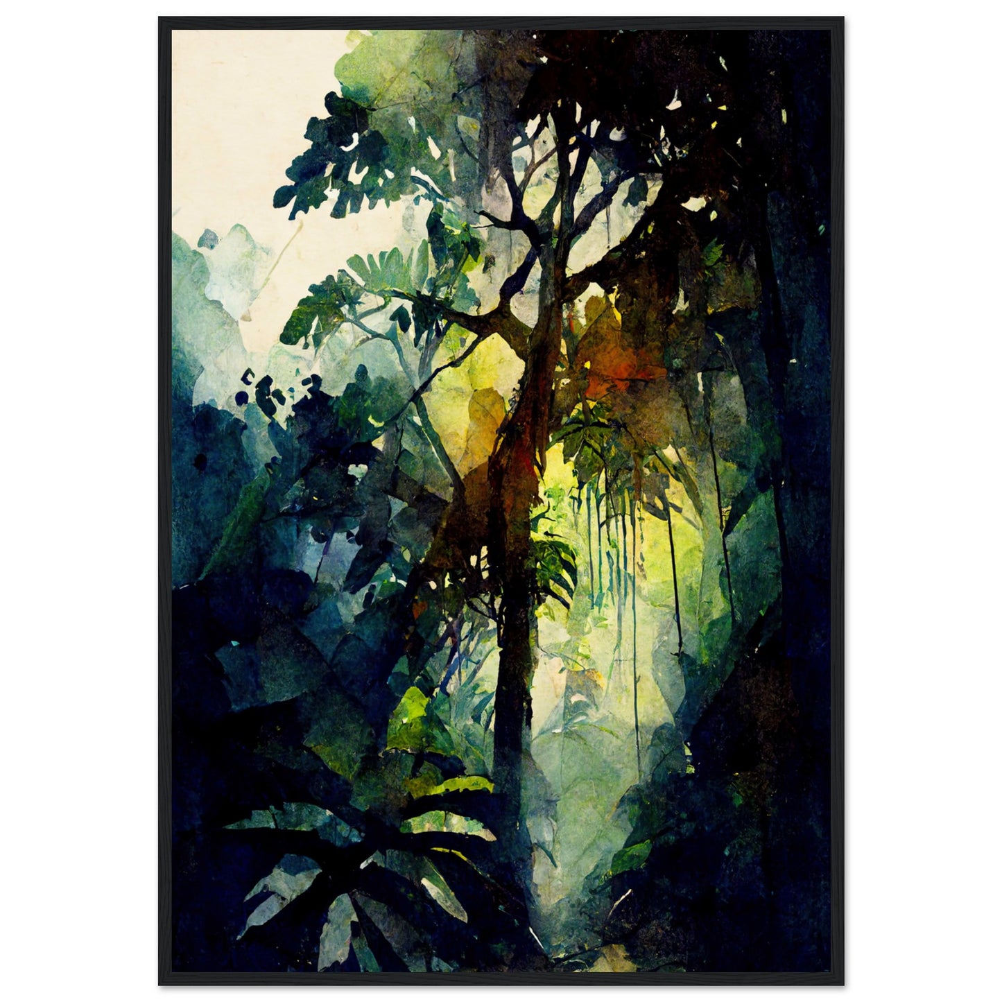 Deep in the Daintree I - Wooden Framed Poster