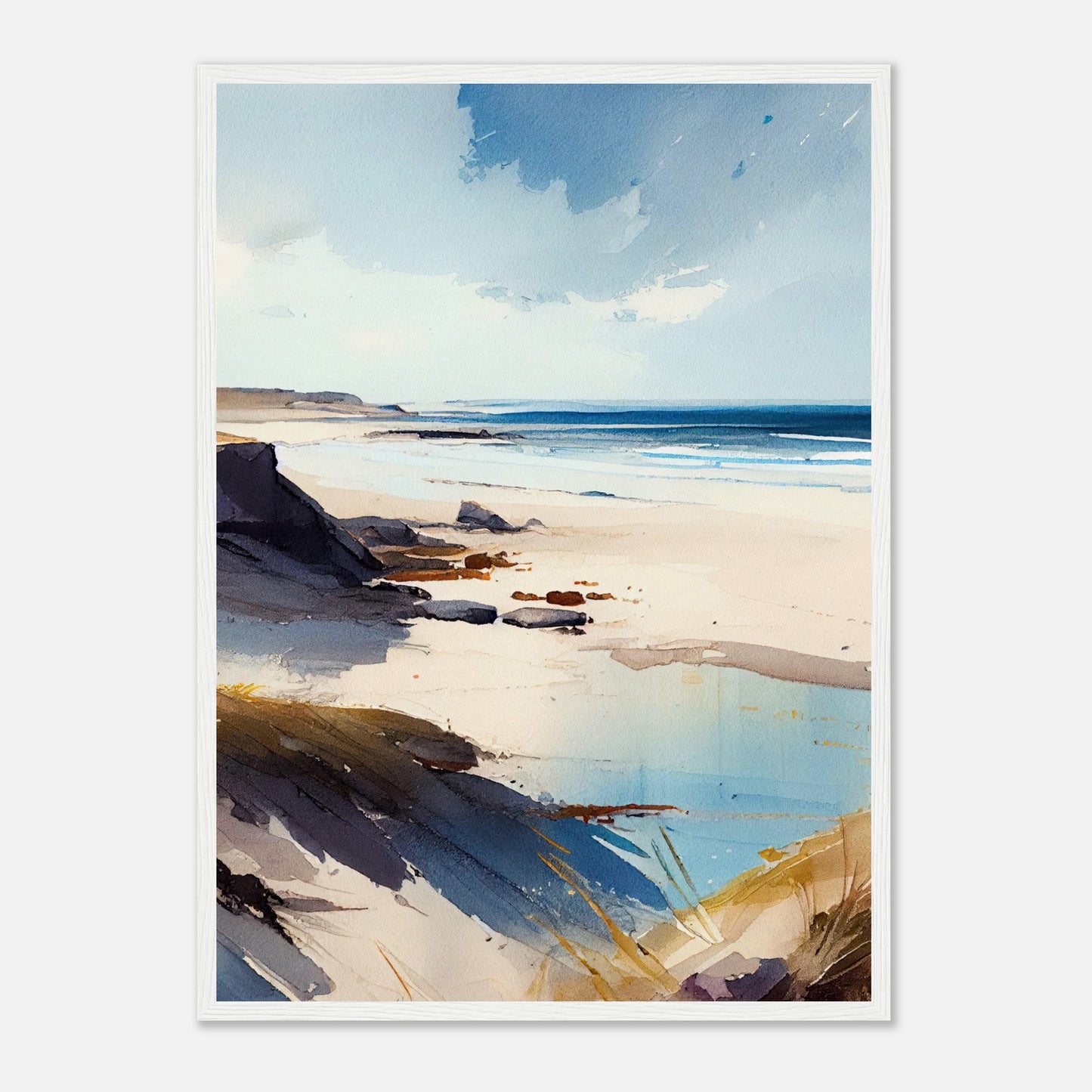 Arisaig Air I - Wooden Framed Print