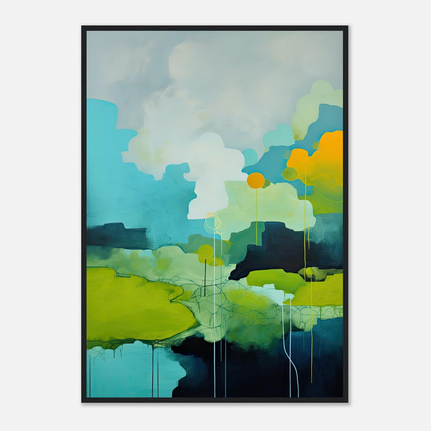 Portentous Skies I - Wooden Framed Print