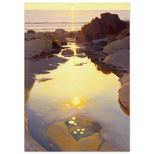 Shimmering Rockpool III - Unframed Print