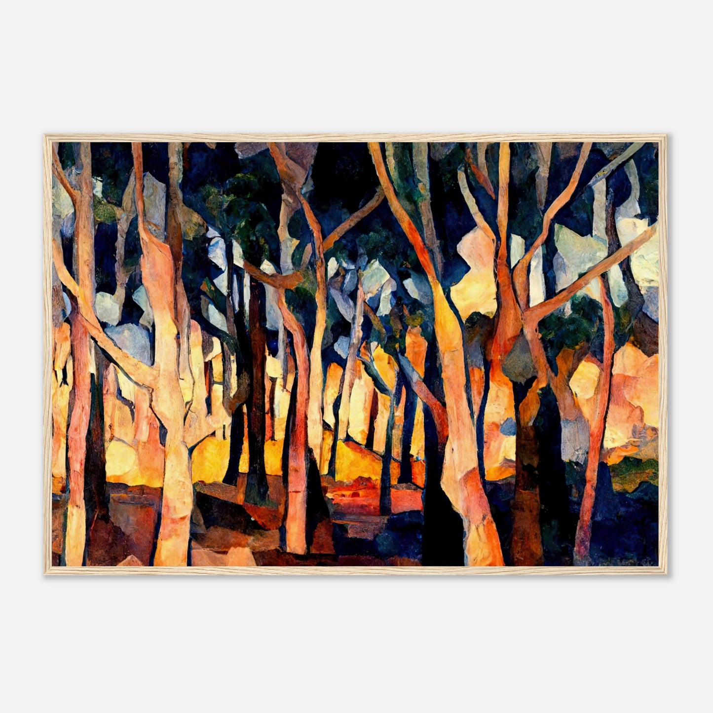 Gum Tree Radiance II - Wooden Framed Print