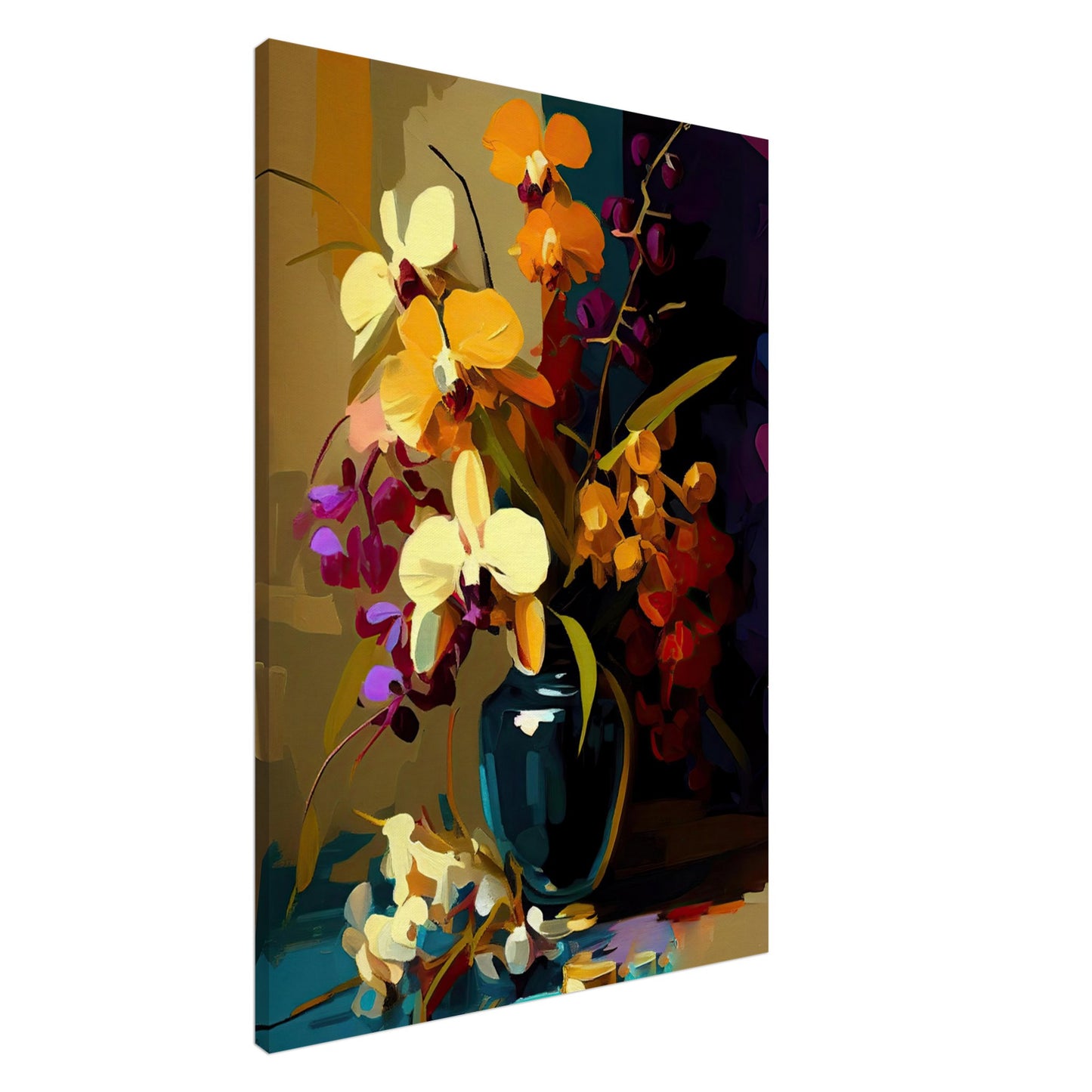 Abundant Orchids I - Canvas Wall Art Prints