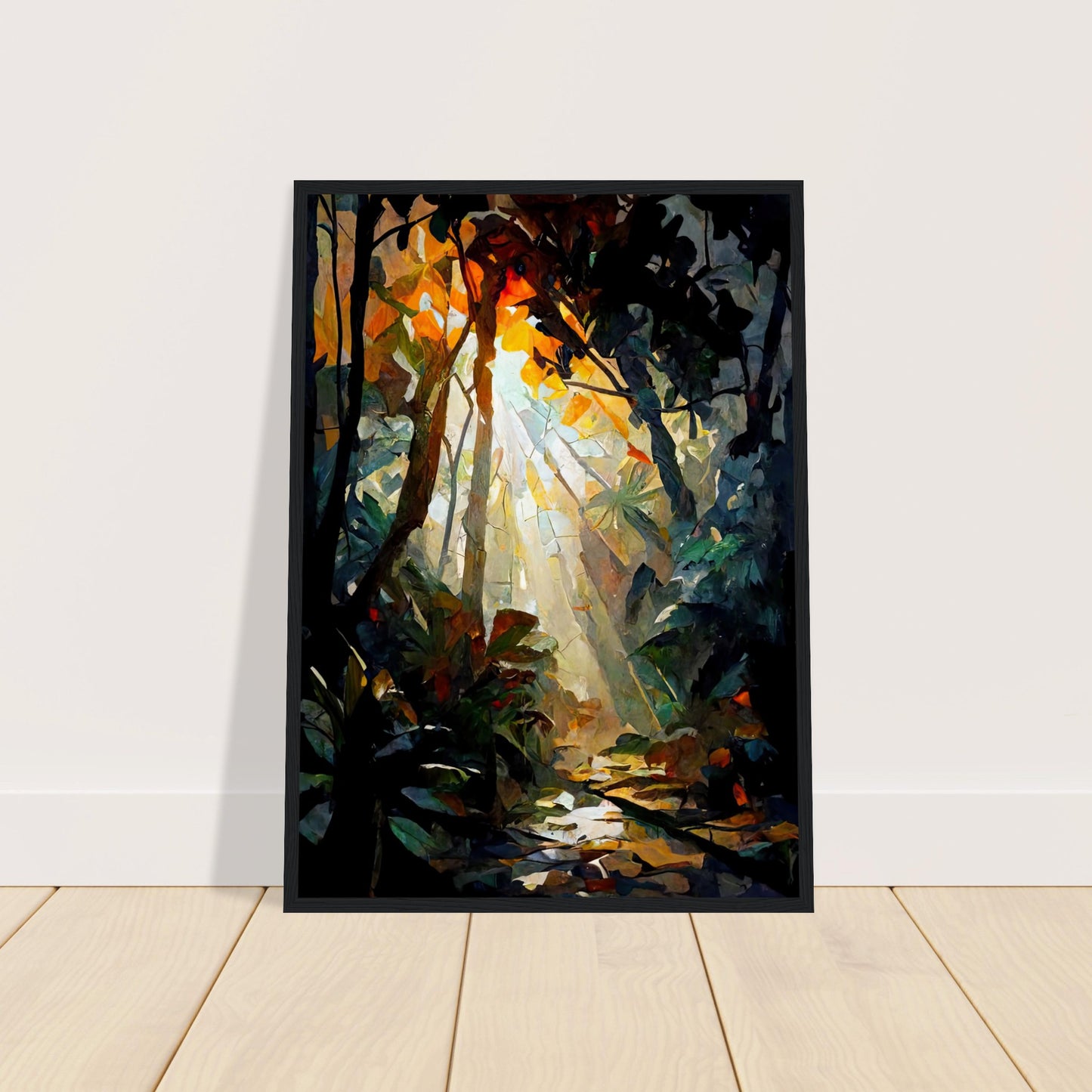 Rainforest Colour IV - Wooden Framed Poster