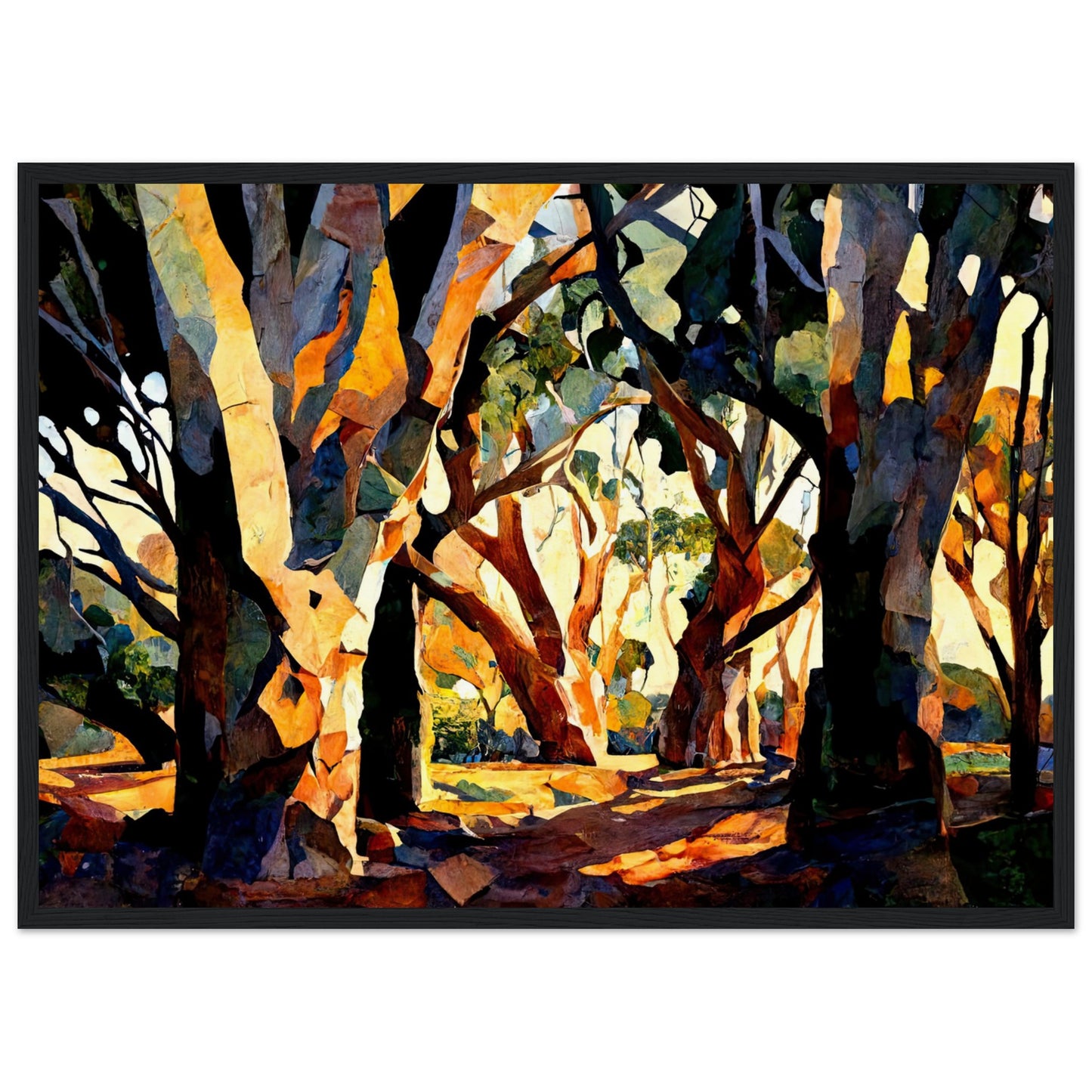 Gum Tree Radiance III - Wooden Framed Print