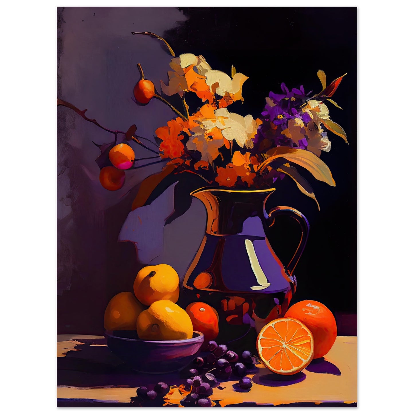 Opulent Contrasts - Unframed Print