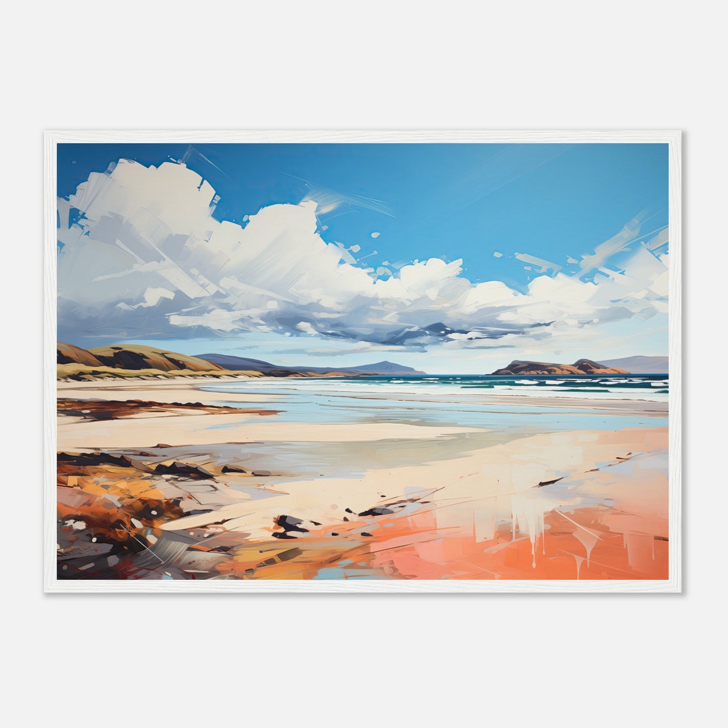 Bay of Fires II - Wooden Framed Print