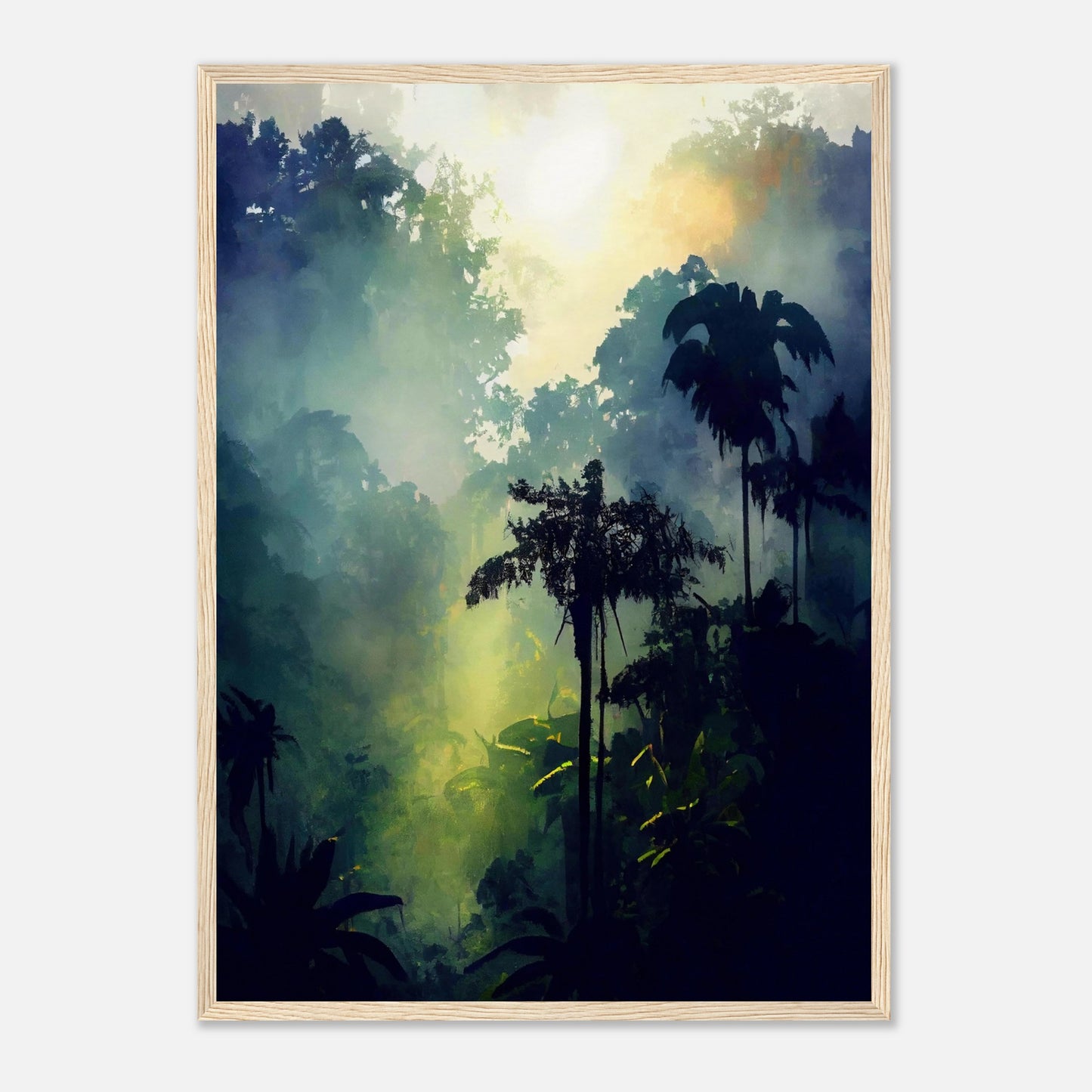 Tropical Haze I - Wooden Framed Print