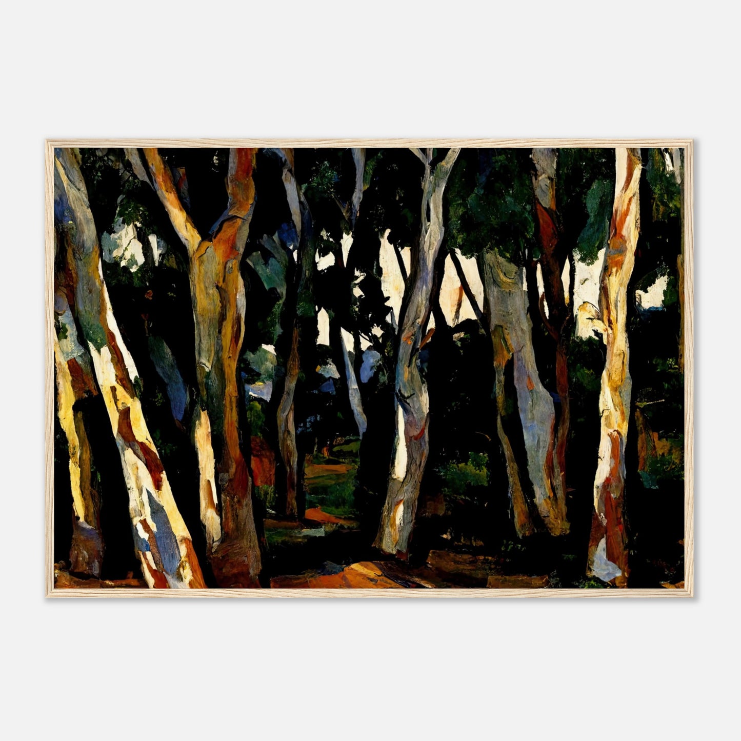 Gum Tree Radiance I - Wooden Framed Print