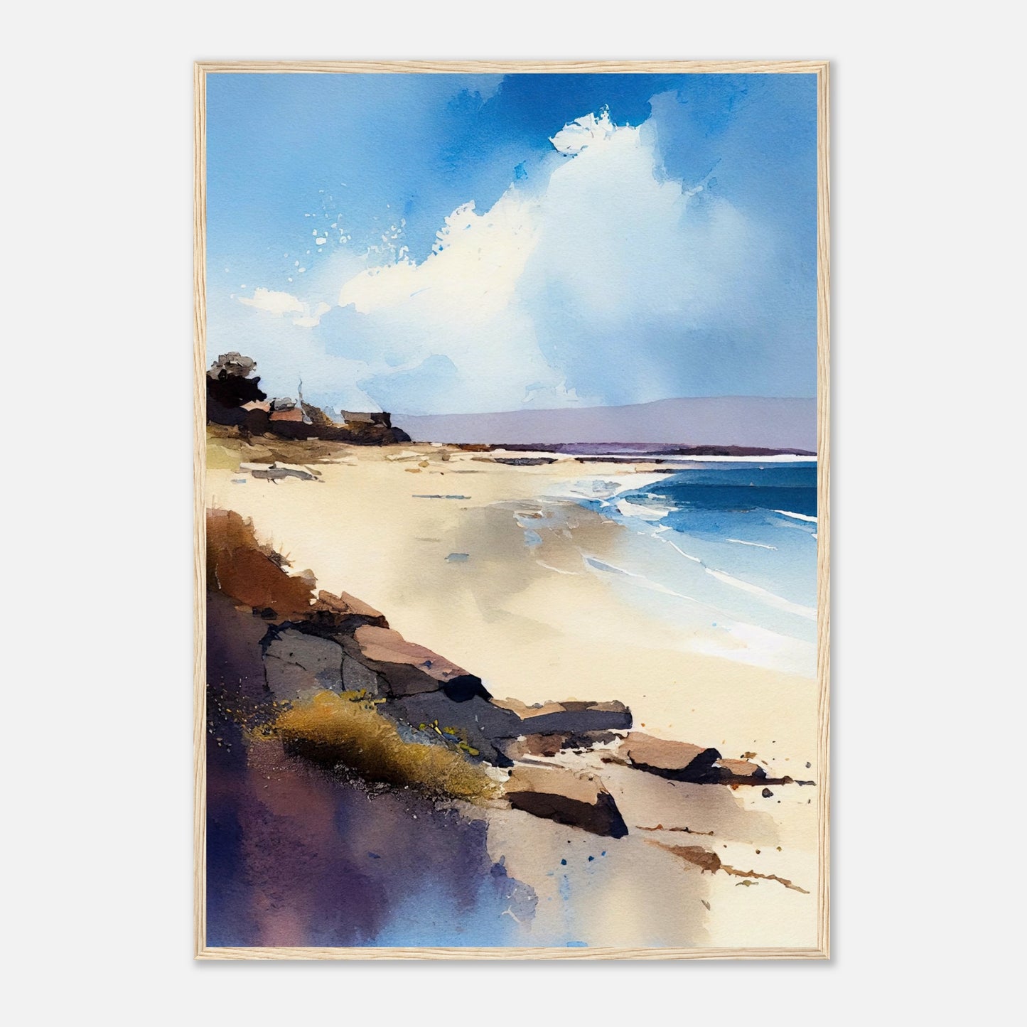 Arisaig Air III - Wooden Framed Print