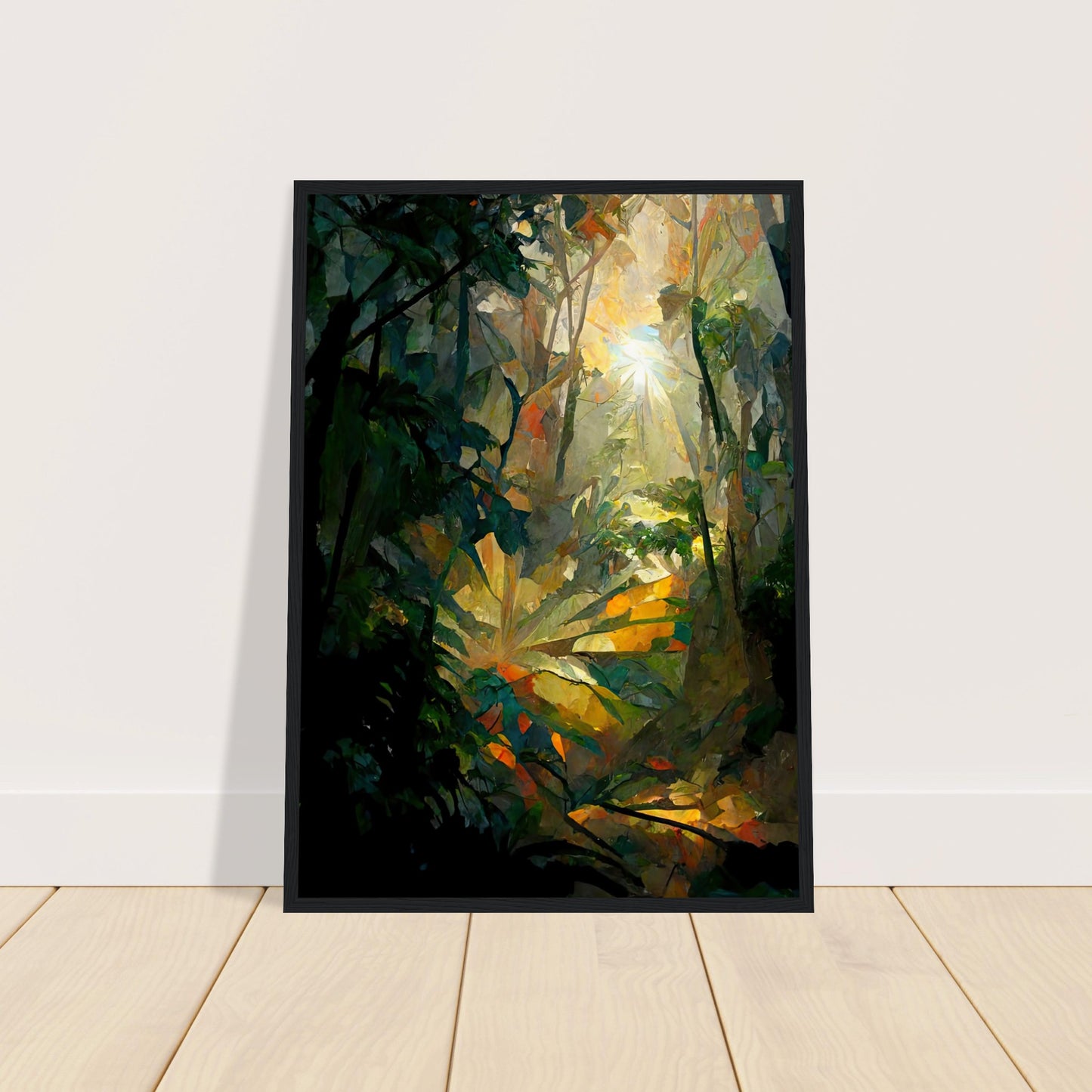 Rainforest Colour III - Wooden Framed Print