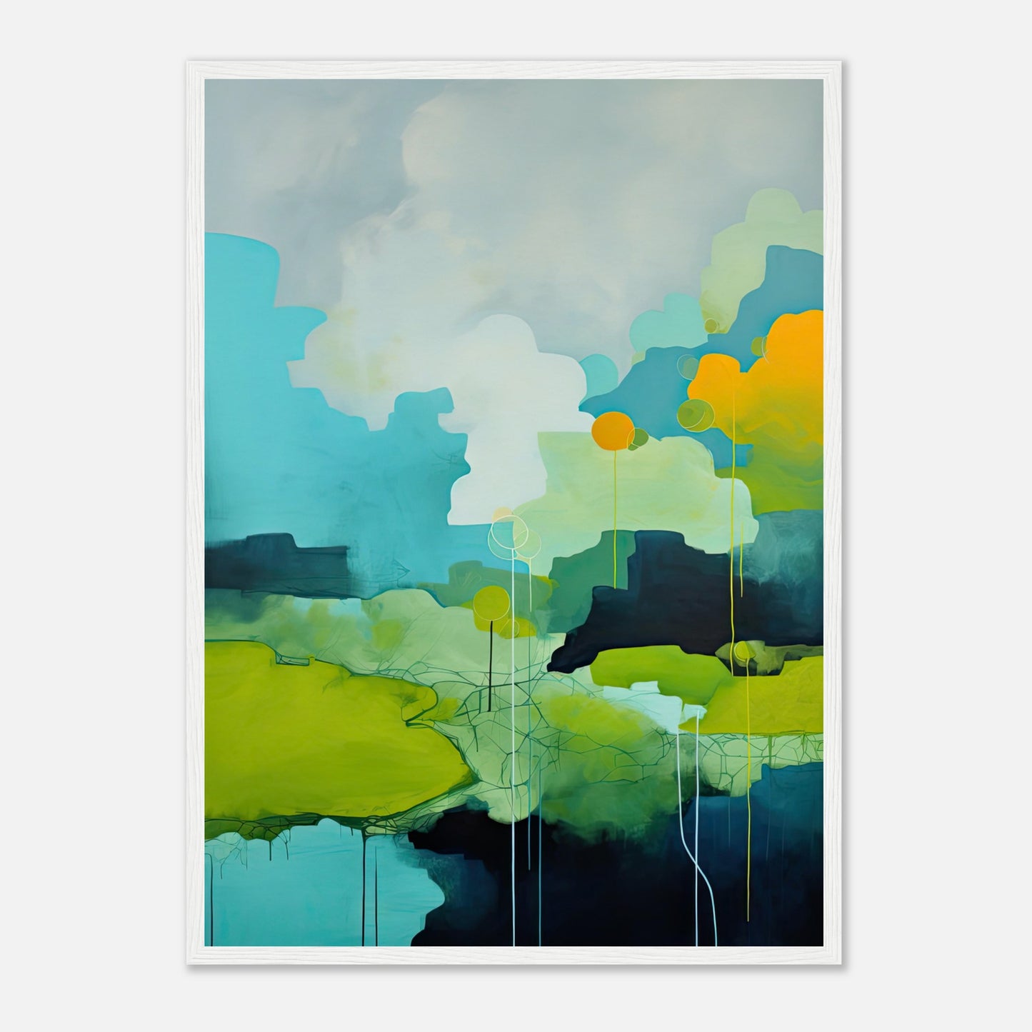 Portentous Skies I - Wooden Framed Print