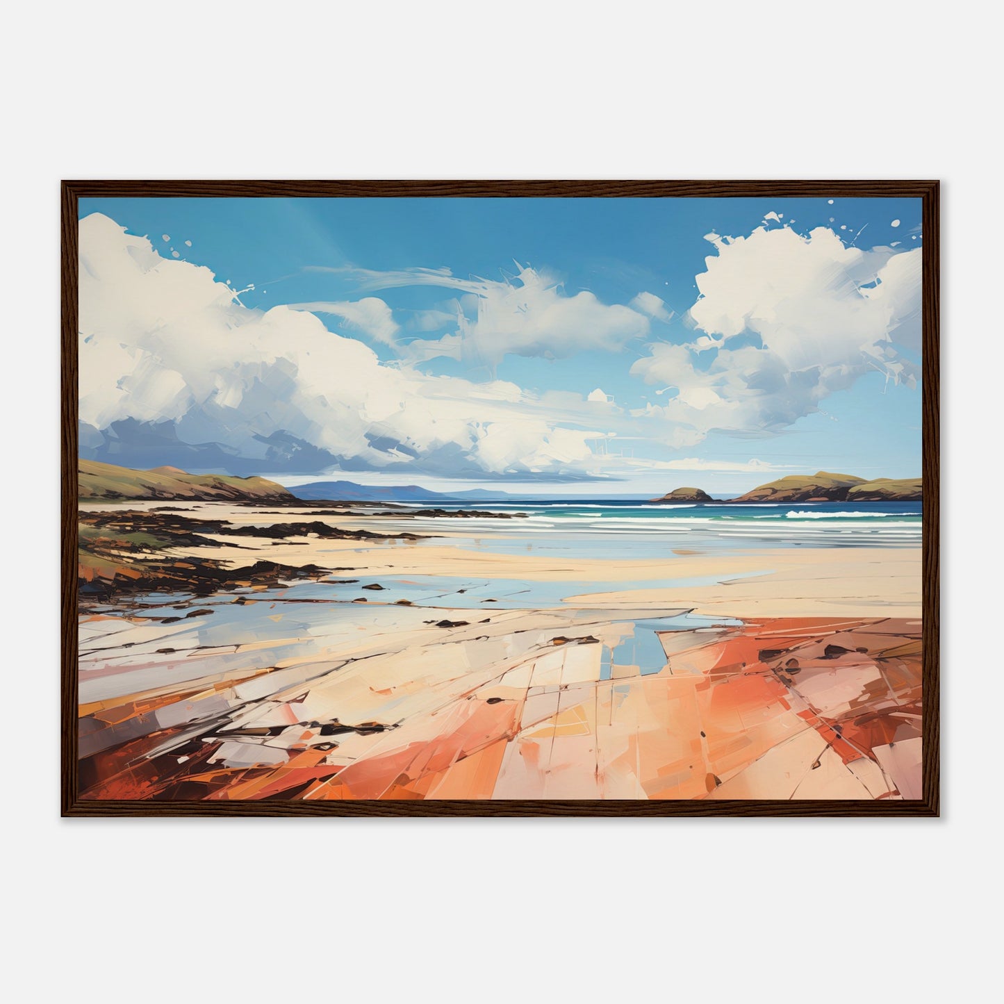 Bay of Fires III - Wooden Framed Print