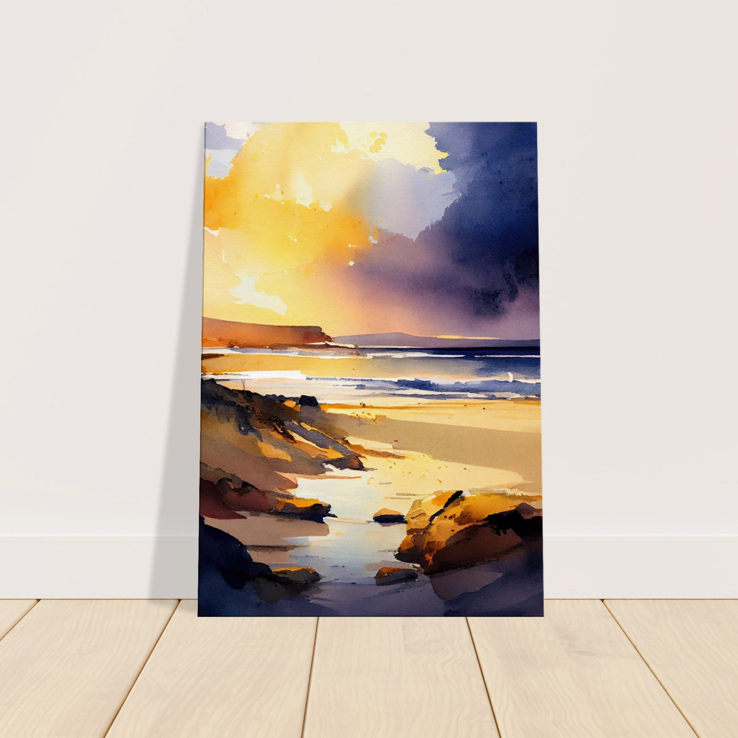 Traigh Mhor Sunset IV - Canvas Art