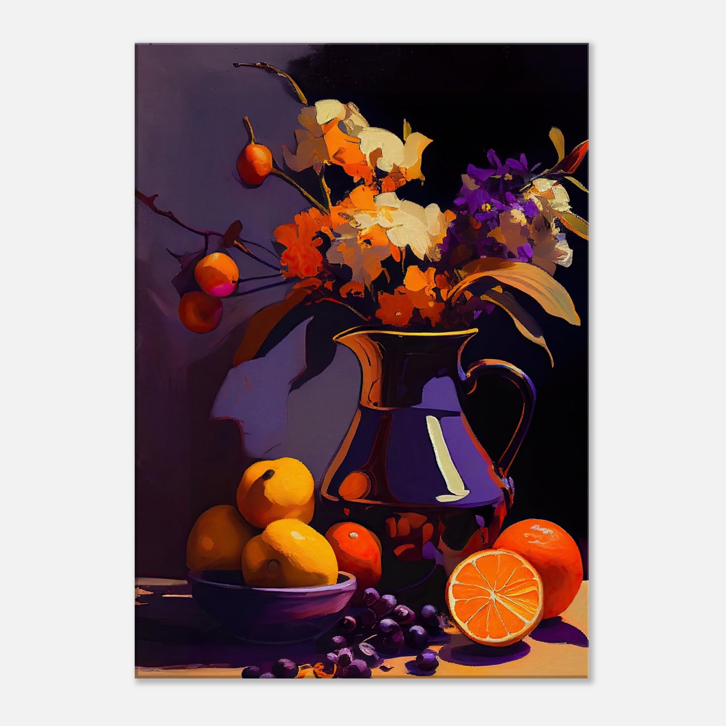 Opulent Contrasts - Canvas