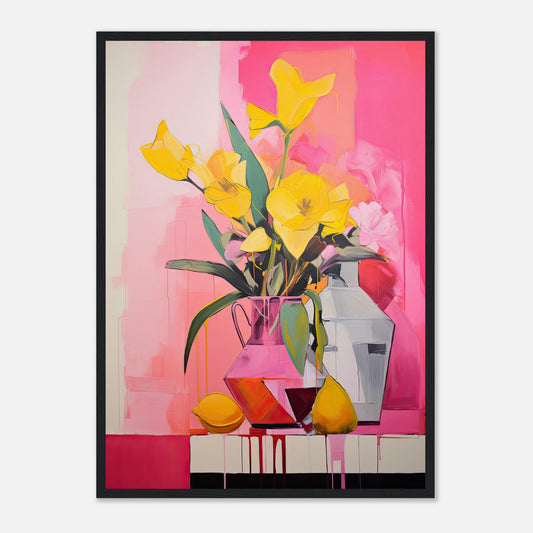 Radiant Blooms II - Wooden Framed Print