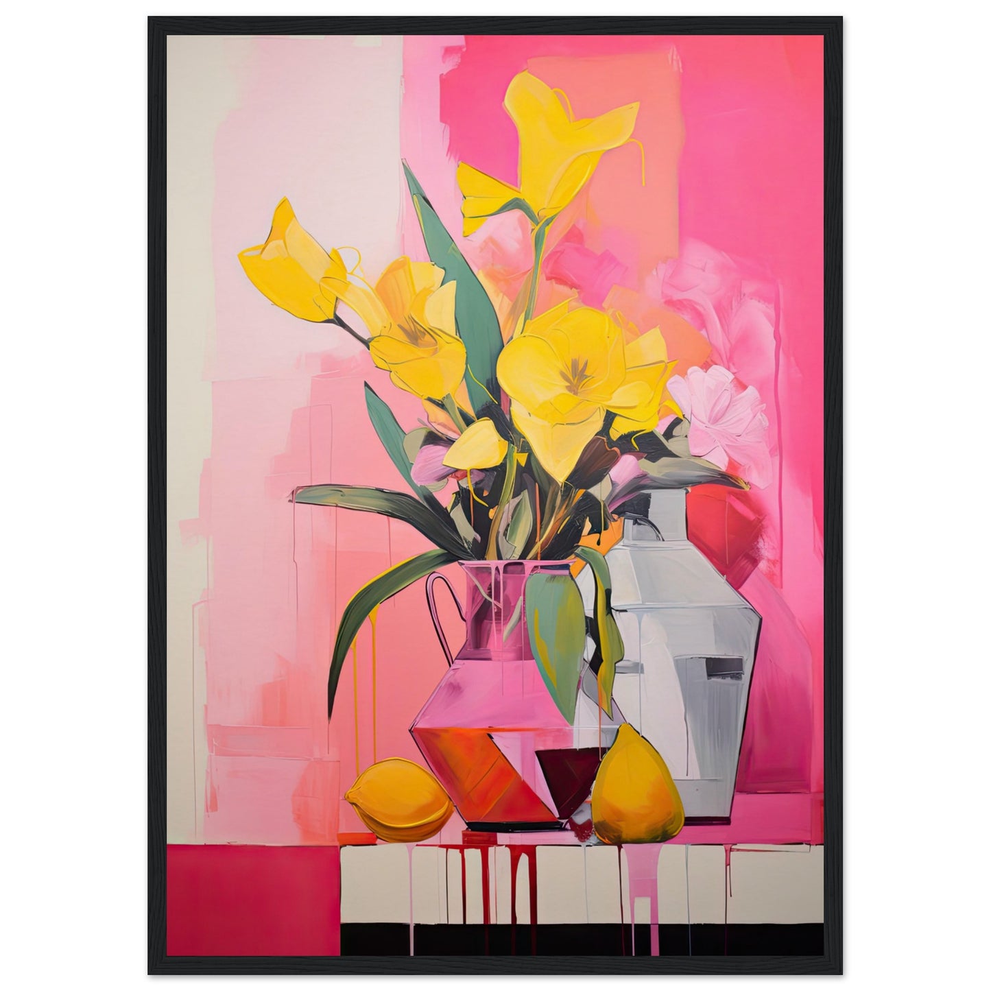Radiant Blooms II - Wooden Framed Print