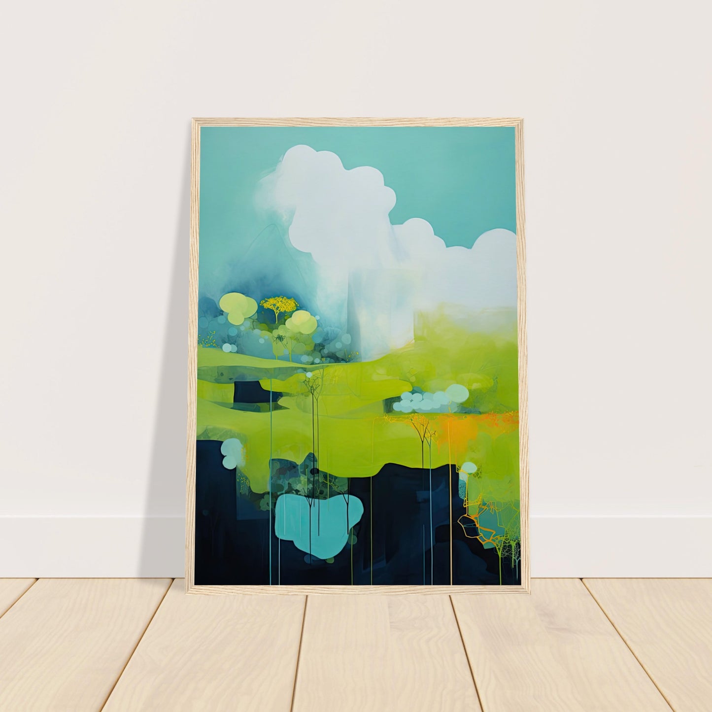 Portentous Skies II - Wooden Framed Print