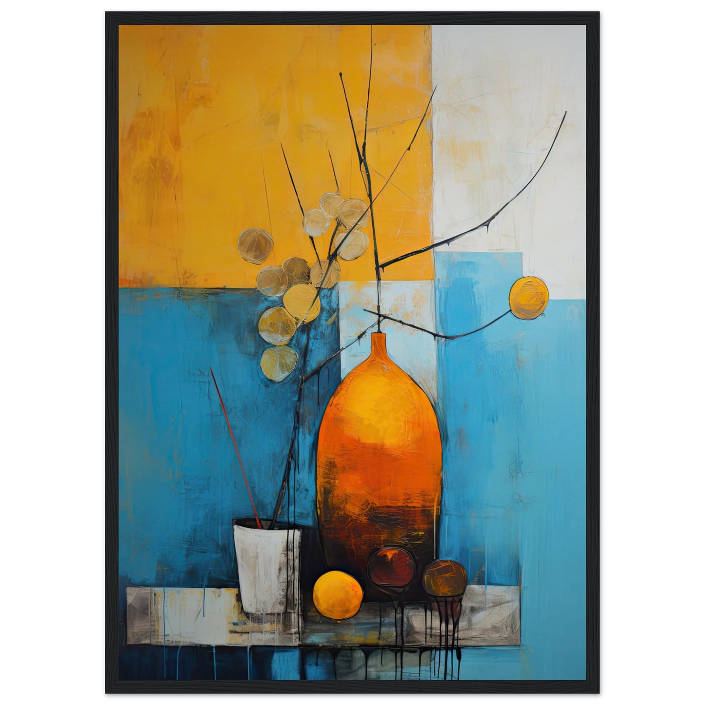 Vivid Harmony I - Wooden Framed Print