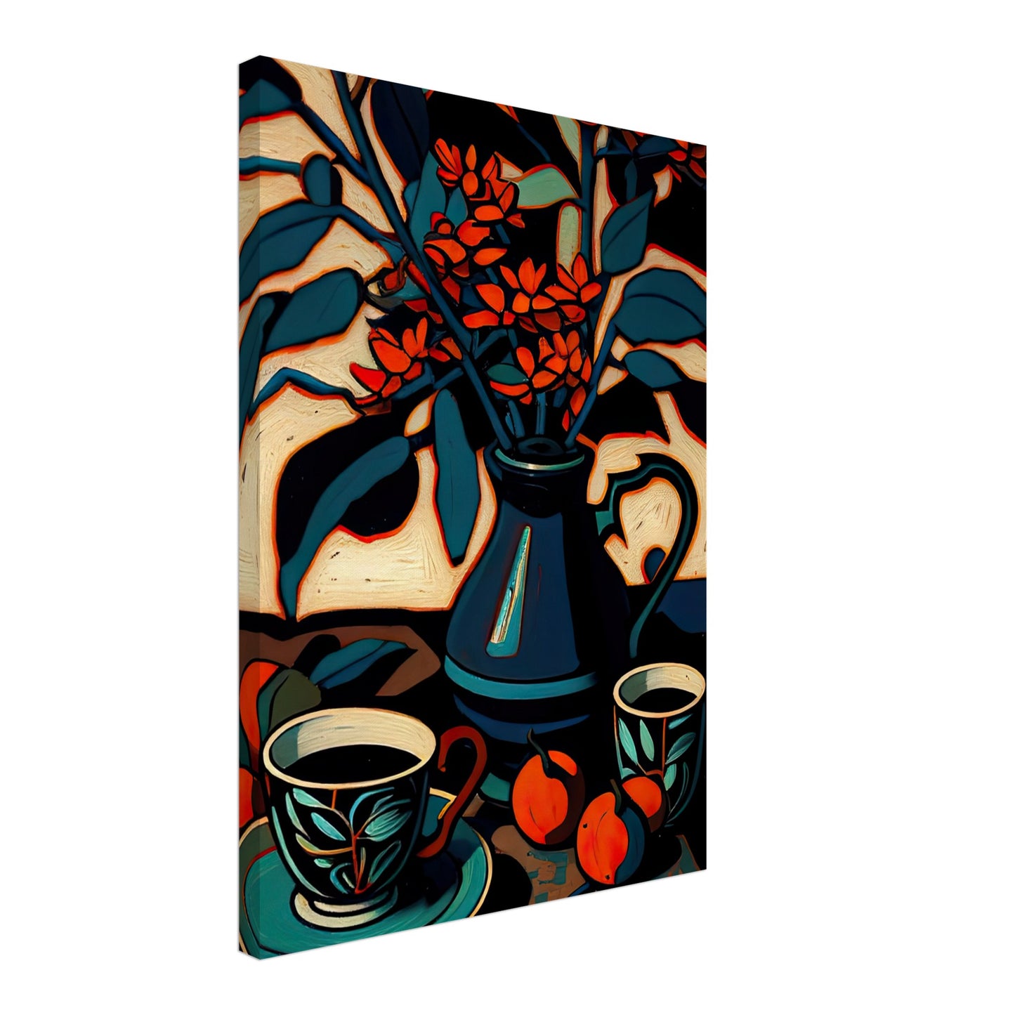 Coffee & Blooms - Canvas