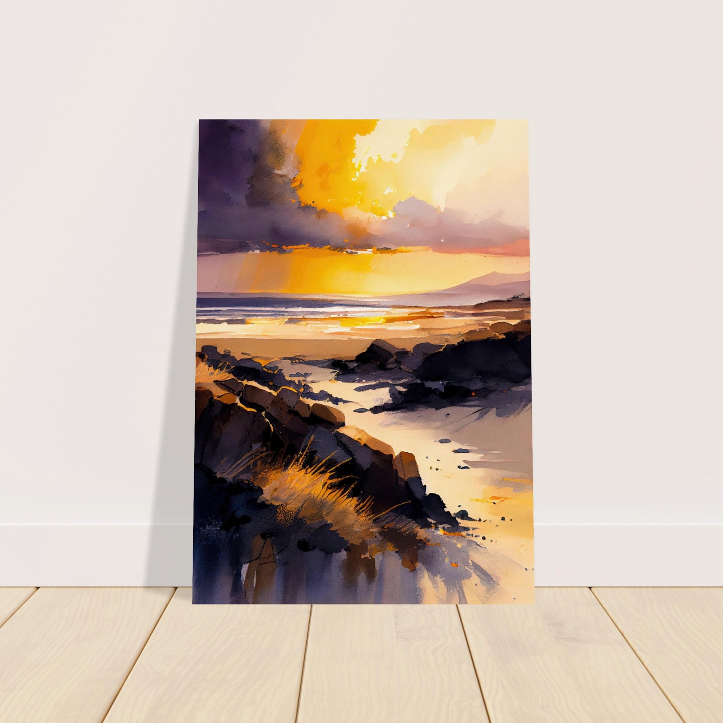 Traigh Mhor Sunset III - Unframed Print