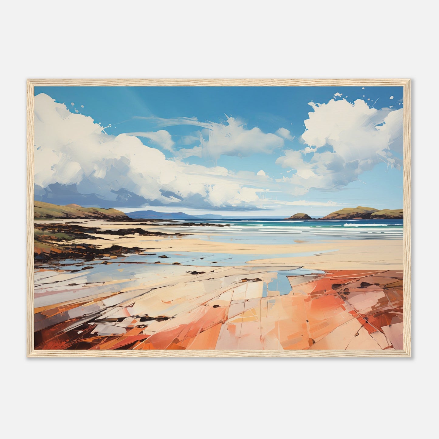 Bay of Fires III - Wooden Framed Print