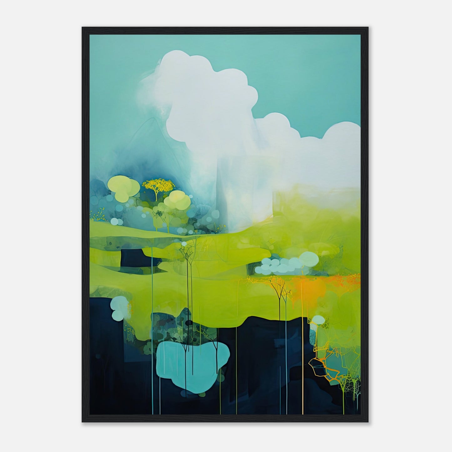 Portentous Skies II - Wooden Framed Print