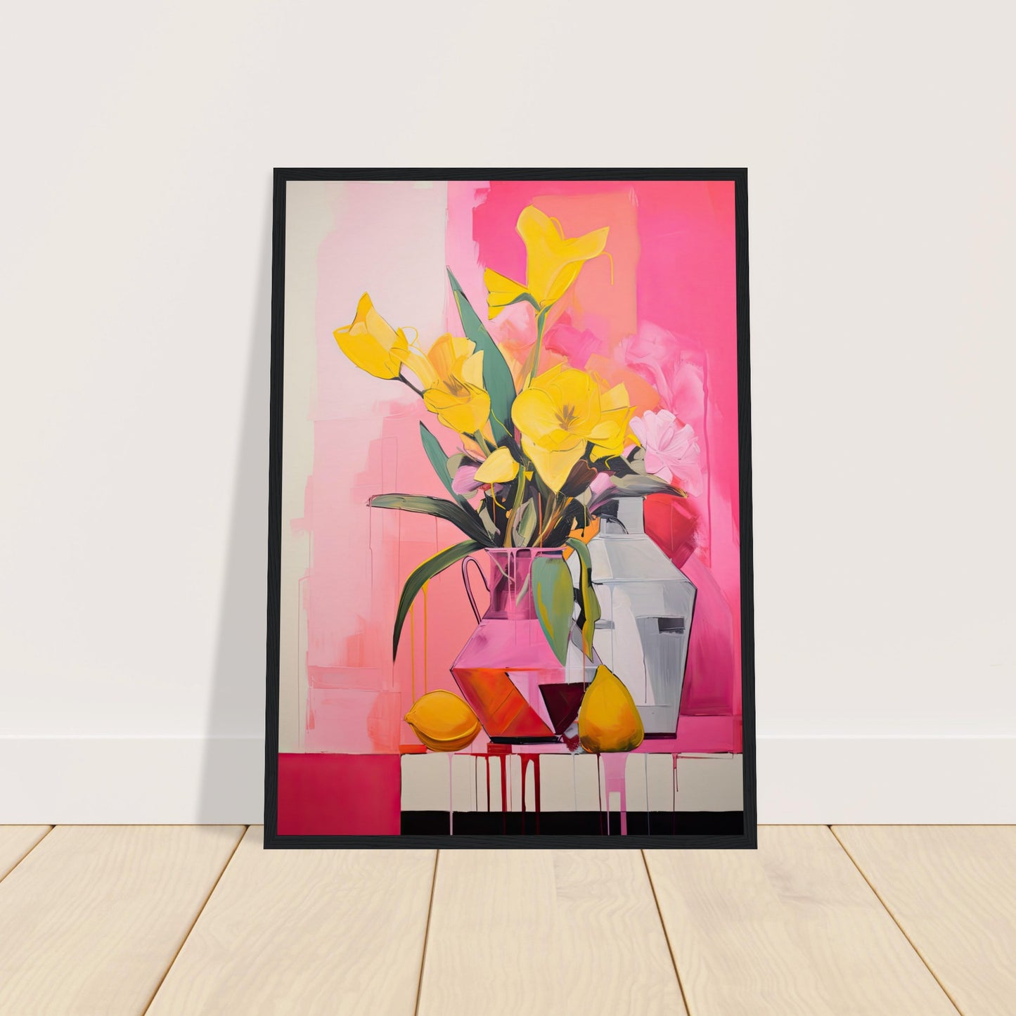 Radiant Blooms II - Wooden Framed Print