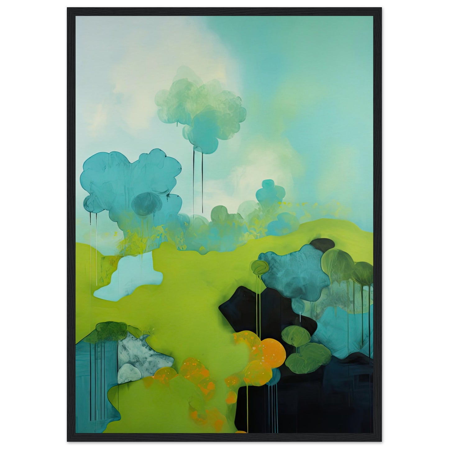 Portentous Skies III - Wooden Framed Print