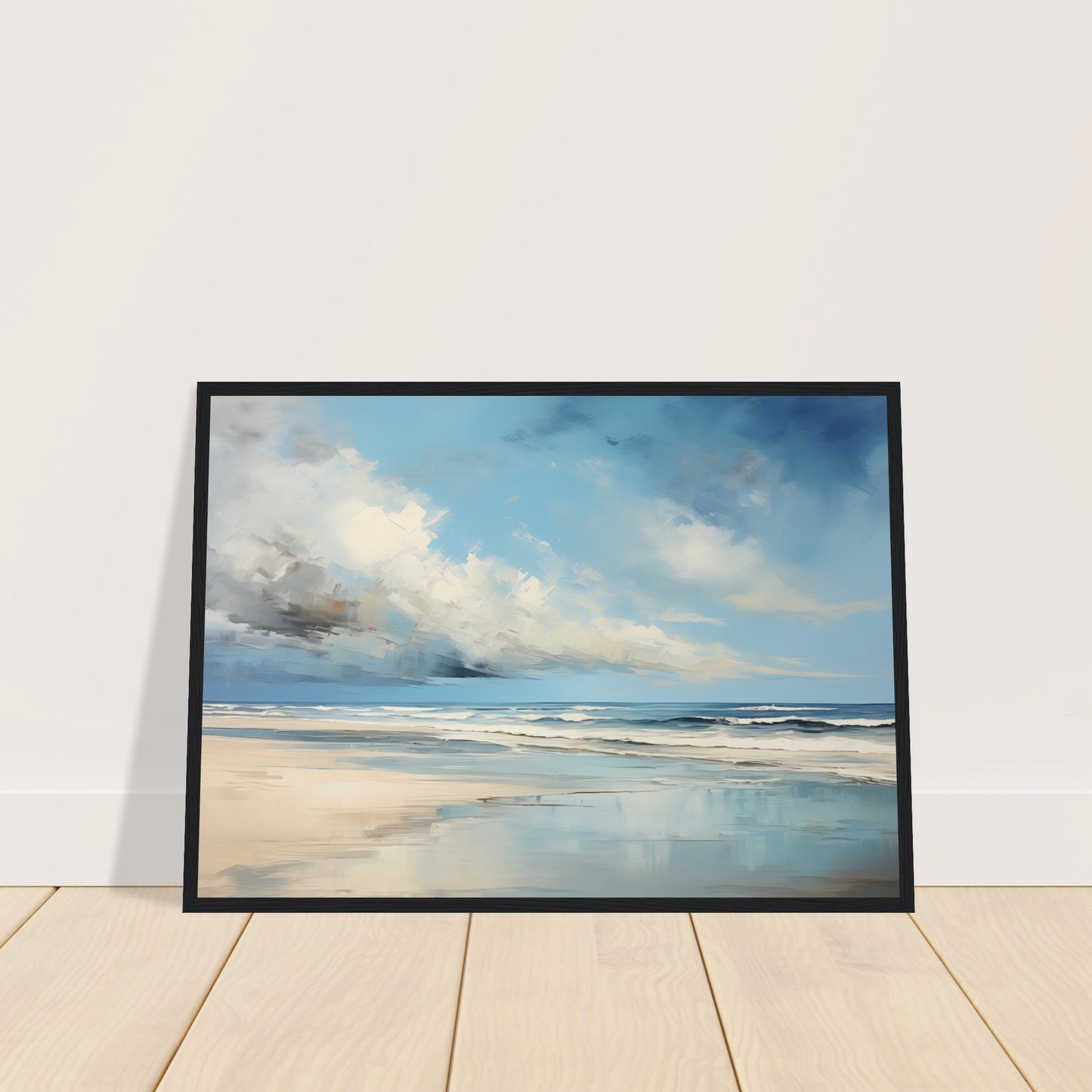 Silvered Tide II - Wooden Framed Print