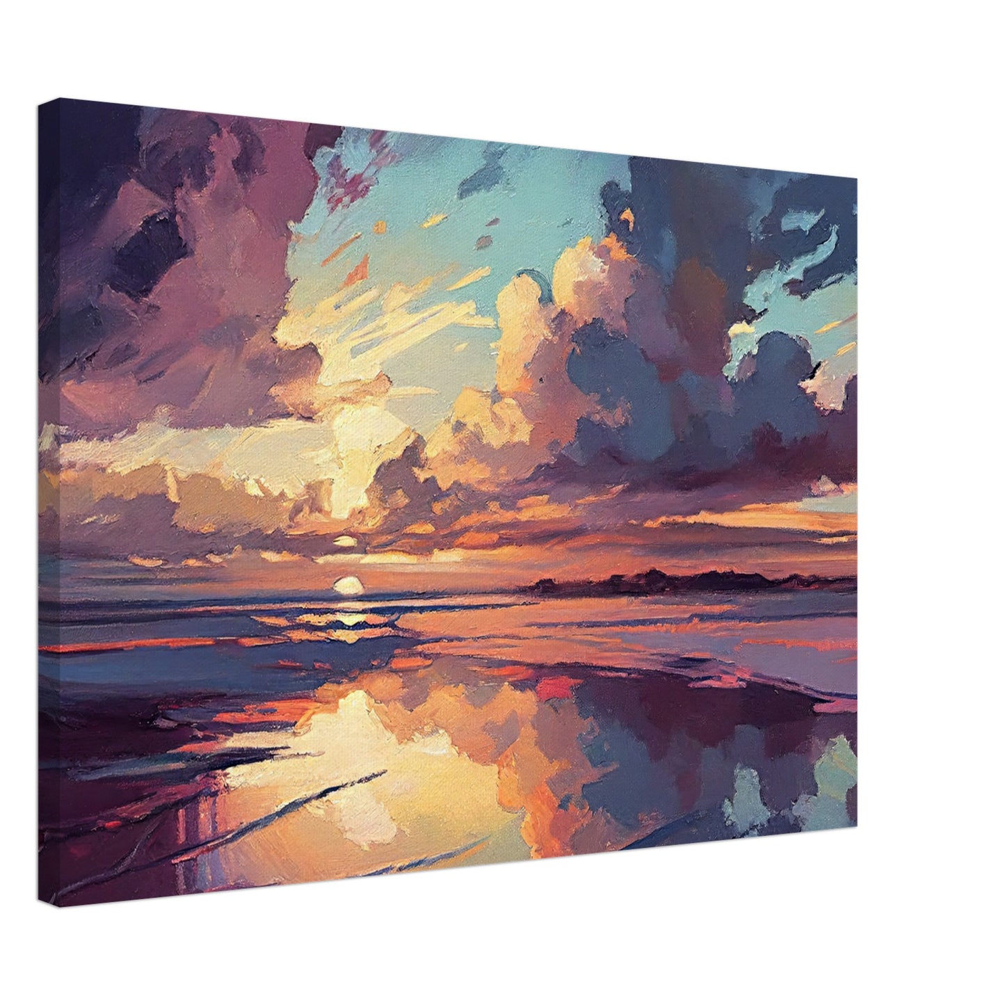 Amethyst Sunset I - Canvas Wall Art