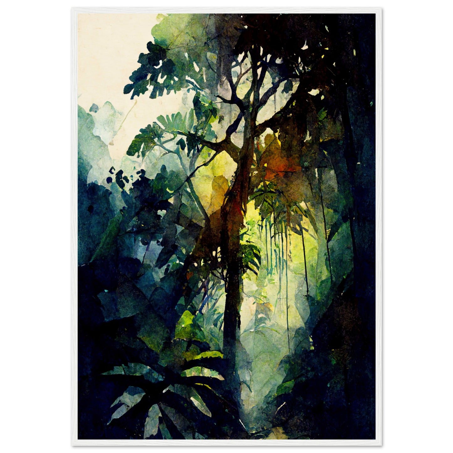 Deep in the Daintree I - Wooden Framed Poster