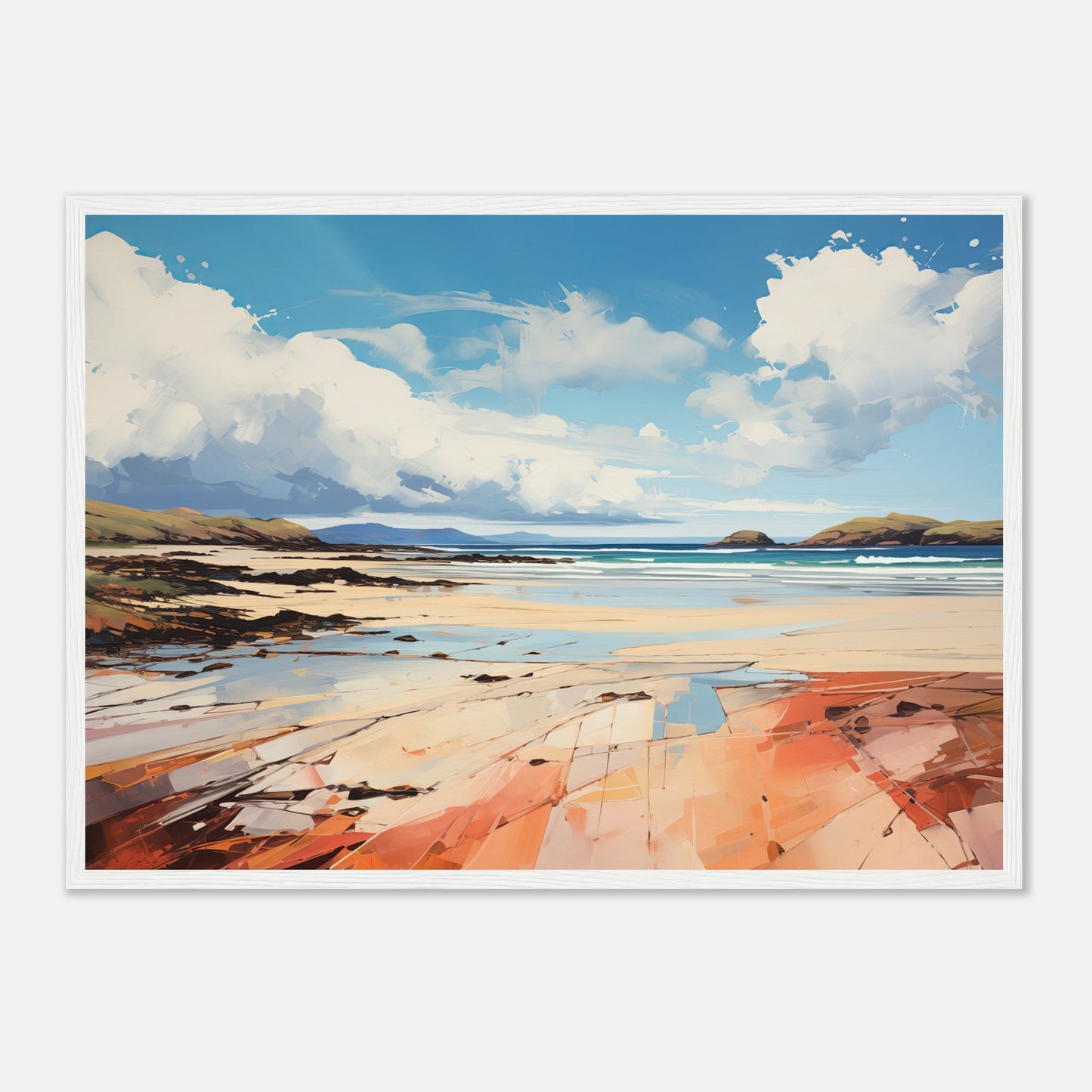 Bay of Fires III - Wooden Framed Print