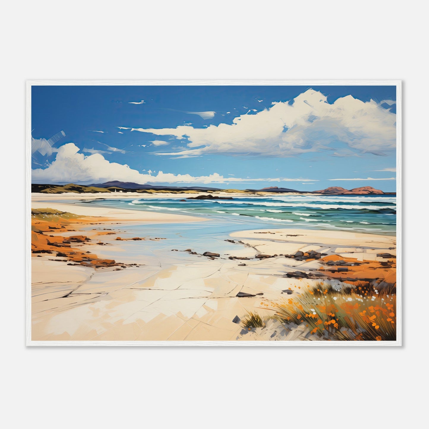 Bay of Fires I - Wooden Framed Print