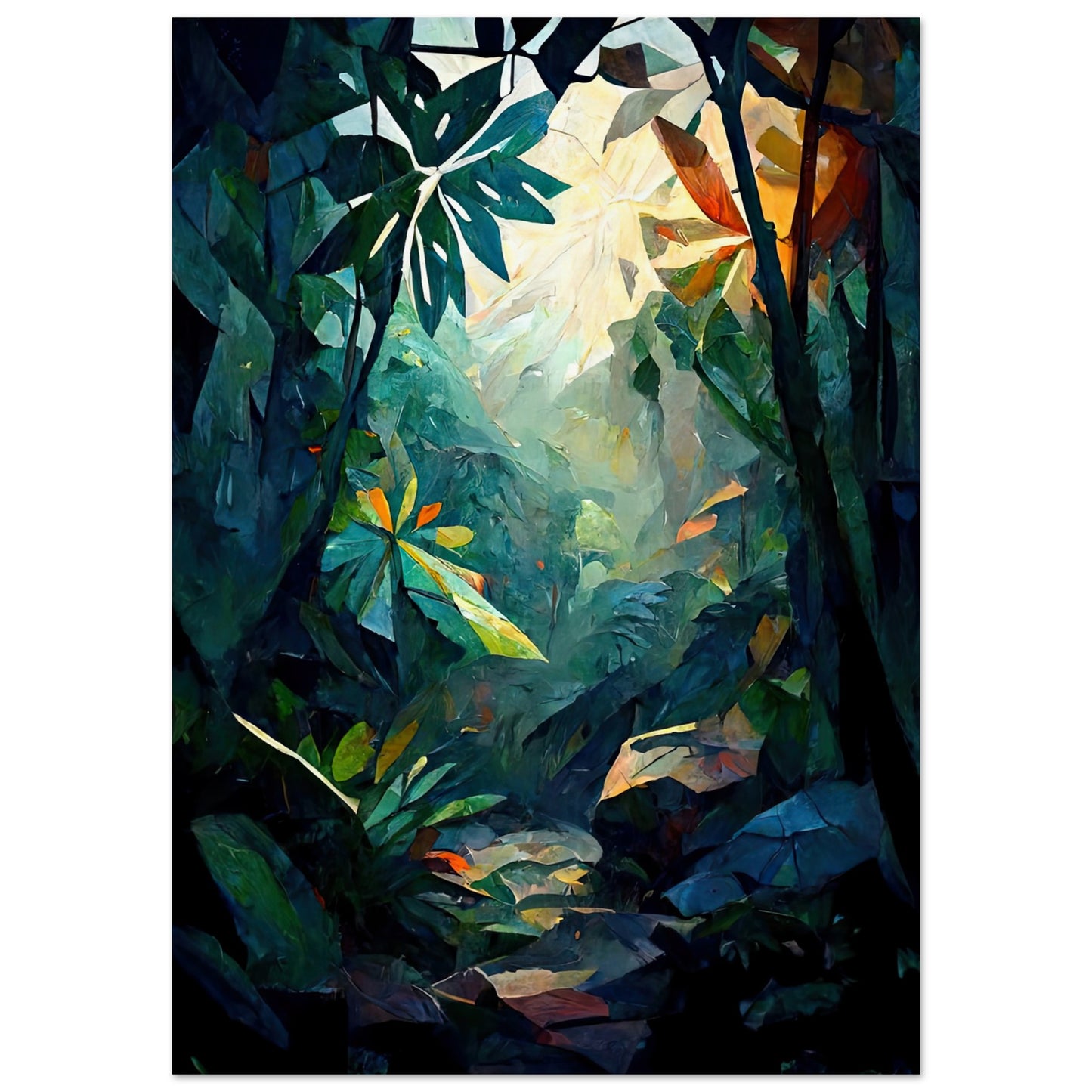 Rainforest Colour I - Unframed Print