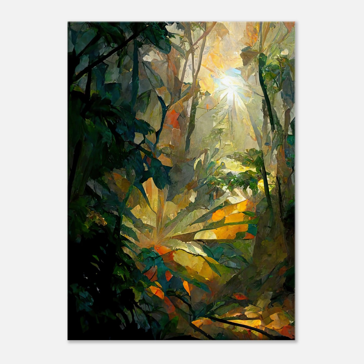 Rainforest Colour III - Canvas