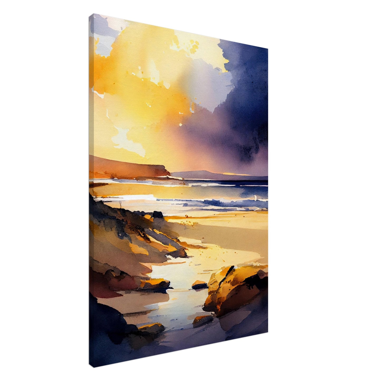 Traigh Mhor Sunset IV - Canvas Art