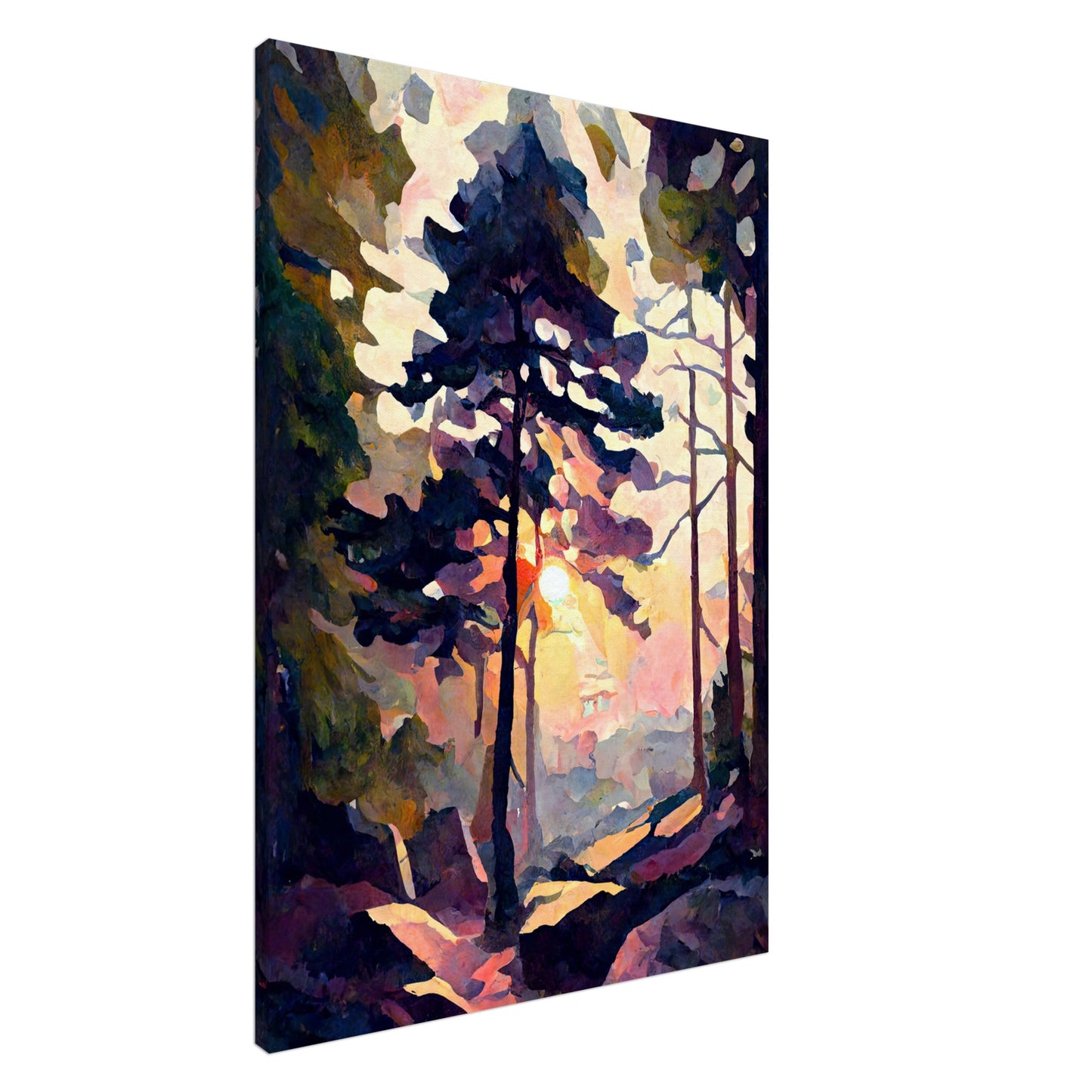 Pink Winter Morning I - Canvas