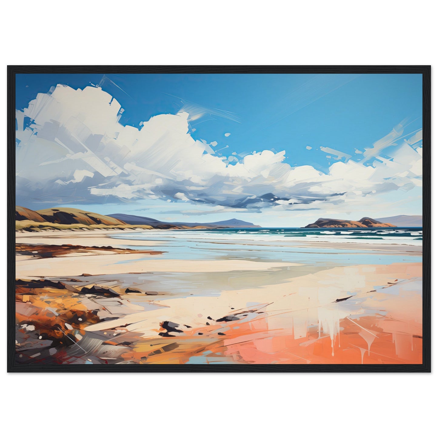 Bay of Fires II - Wooden Framed Print